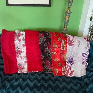 Floral and Red Women's Scarf Collection